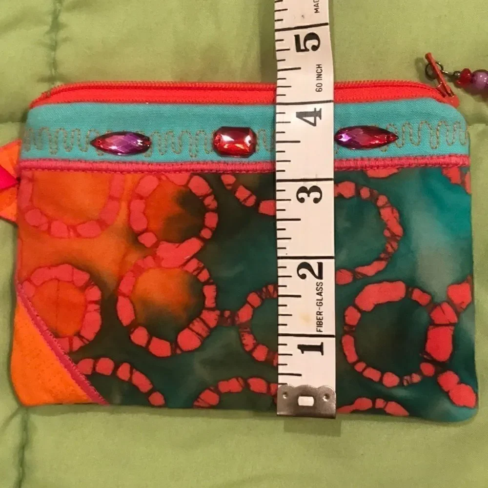 Handcrafted wristlet Tie Dye
